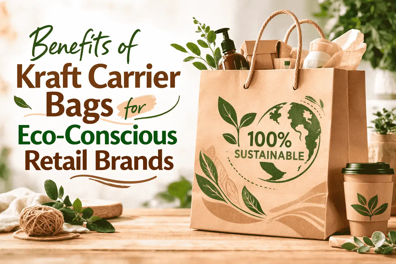 Benefits of Kraft Carrier Bags for Eco-Conscious Retail Brands